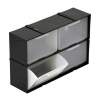 B-G - 4 Tilt Drawer Storage Cabinet - 32.5cm x 20.8cm x 9cm